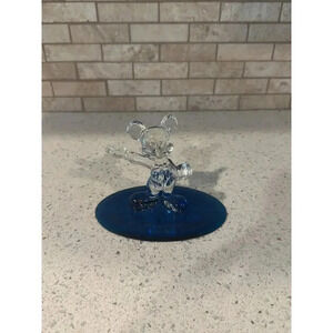 Disneyland Mickey Mouse Arribas Glass